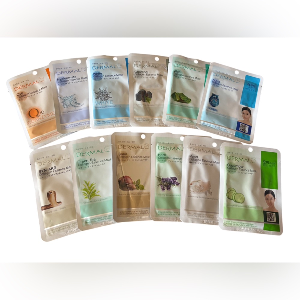 Dermal Skincare Sheet Mask Set